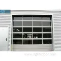 Contemporary Automatic Clear Aluminium Overhead Garage Door